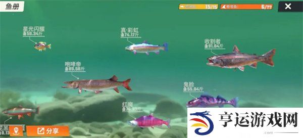 欢乐钓鱼大师鱼类图鉴大全 欢乐钓鱼大师全部种类的鱼图鉴一览