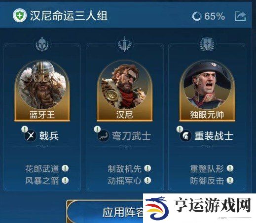 世界启元零氪阵容怎么搭 世界启元汉尼命运三人组队伍推荐