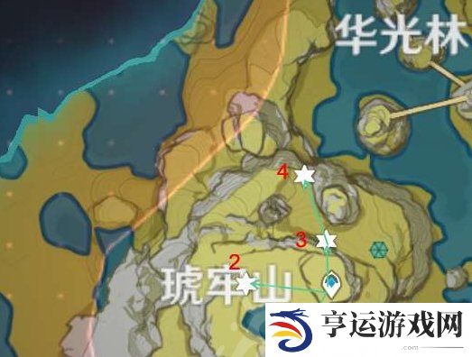 原神石珀采集路线图 原神石珀最佳采集路线分享