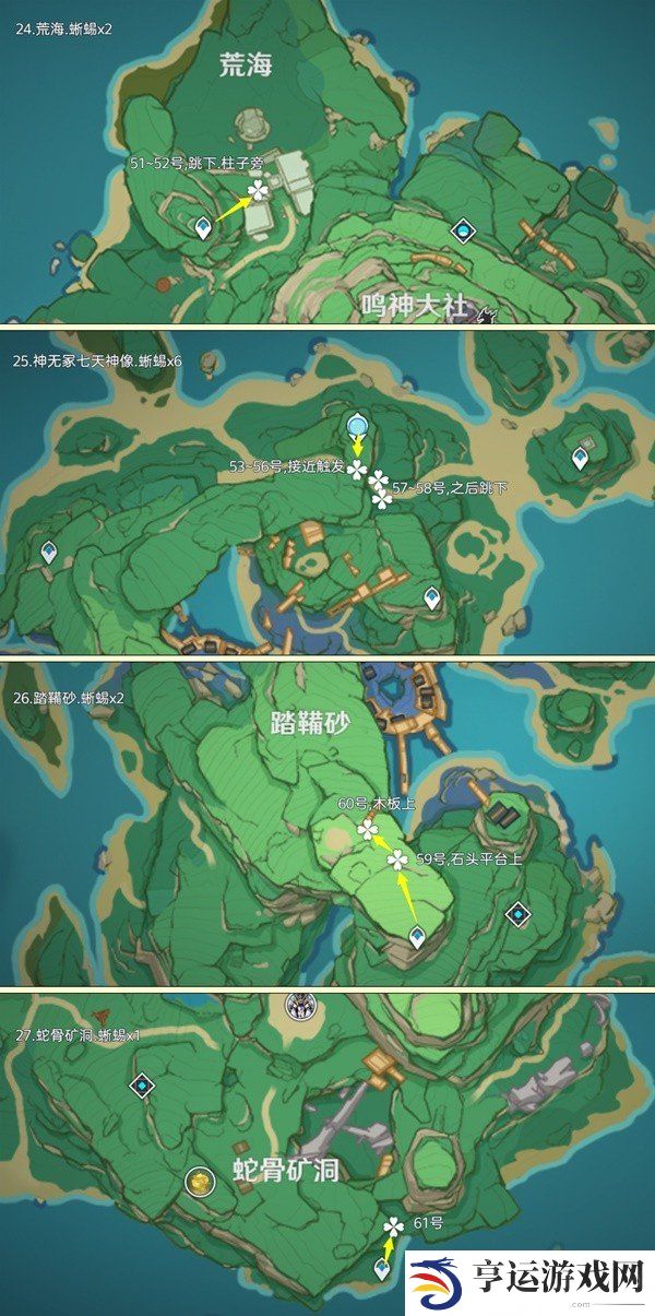 原神蜥蜴尾巴采集地点 原神蜥蜴尾巴采集路线