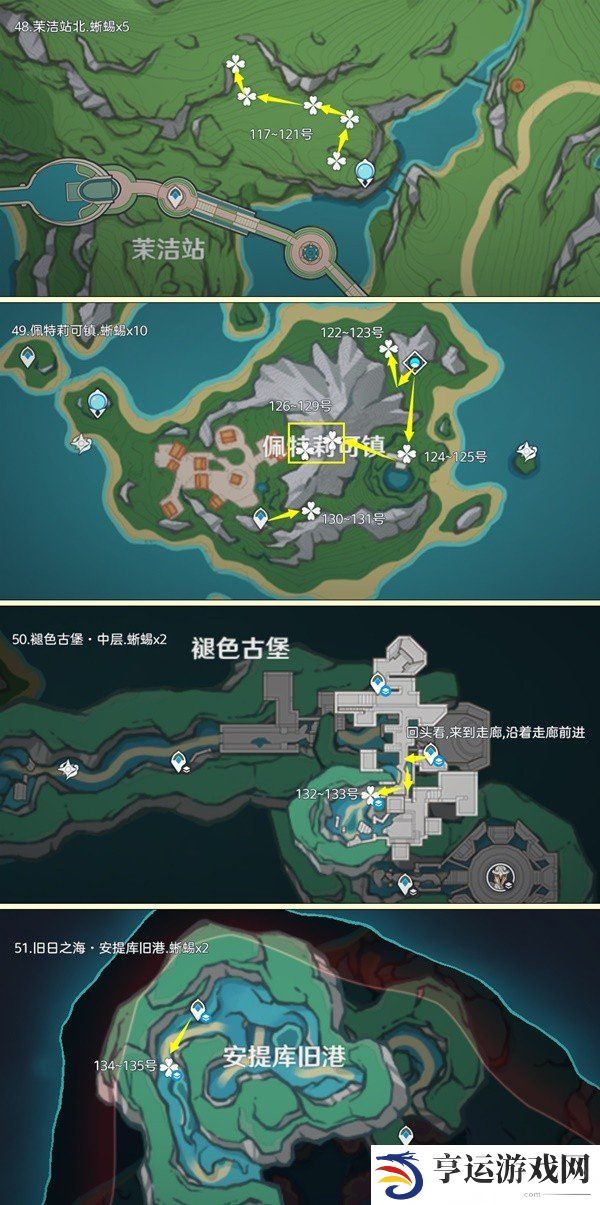 原神蜥蜴尾巴采集地点 原神蜥蜴尾巴采集路线