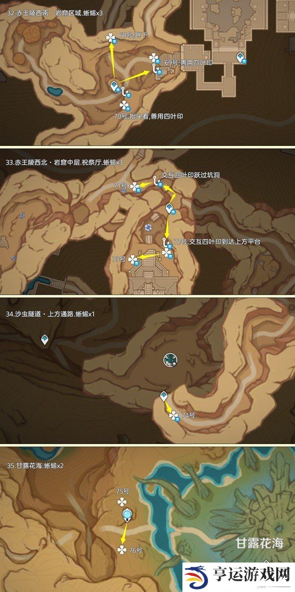 原神蜥蜴尾巴采集地点 原神蜥蜴尾巴采集路线