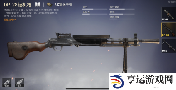 和平精英十大轻机枪都是哪些 十大轻机枪介绍攻略详情