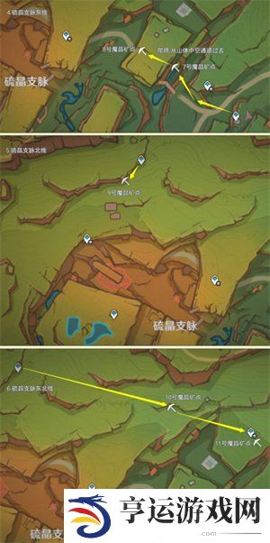 原神魔晶矿采集地点 原神魔晶矿采集路线图一览