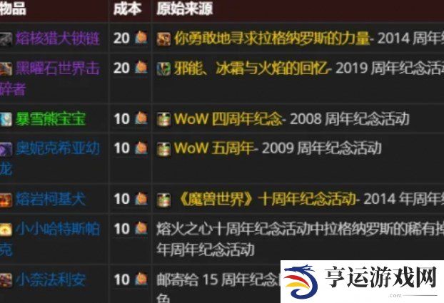 魔兽世界20周年庆庆典代币获得方法 魔兽世界20周年庆代币怎么领取