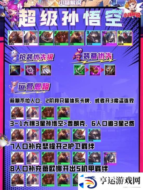 金铲铲之战S8超级孙悟空怎么搭配