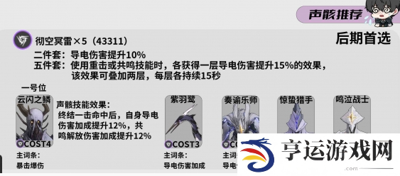 鸣潮灯灯声骸词条怎么选 鸣潮灯灯声骸词条选择推荐