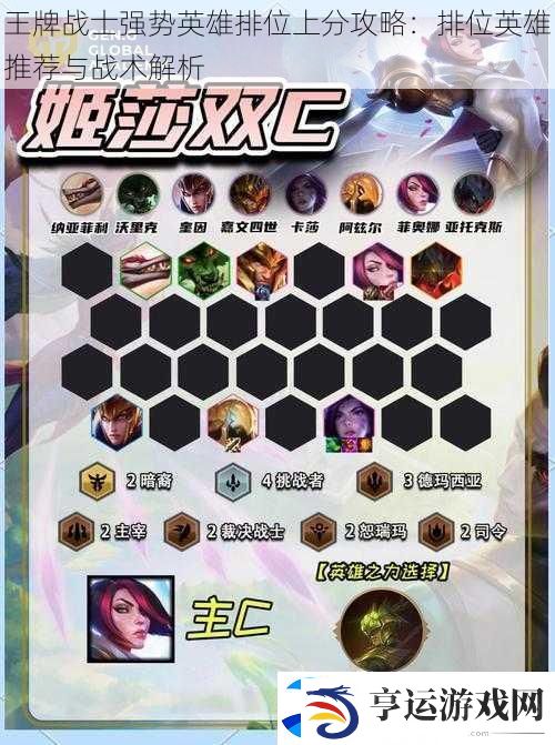 王牌战士强势英雄排位上分攻略：排位英雄推荐与战术解析