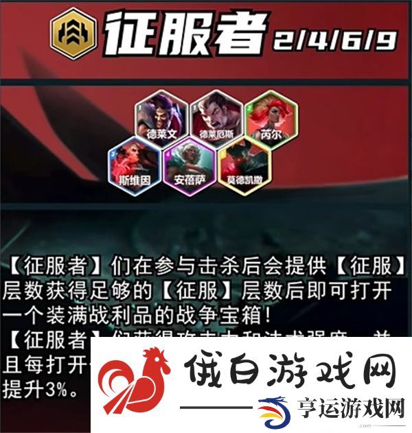 云顶之弈s13征服德莱文阵容怎么搭配