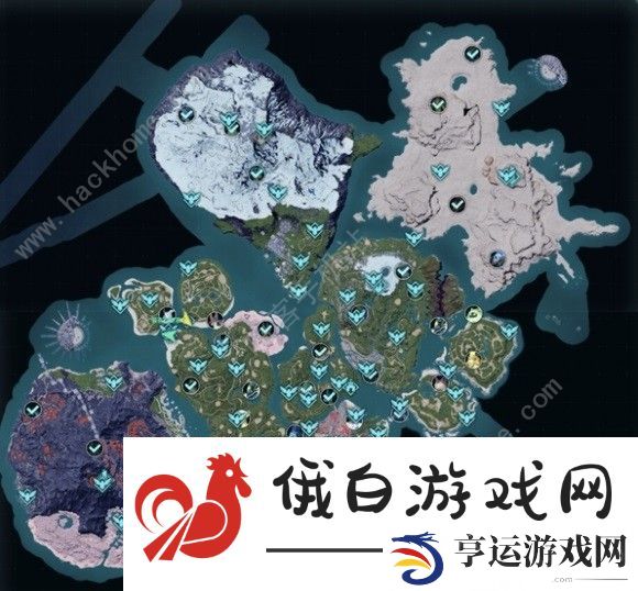 幻兽帕鲁全地图点位一览 所有功能位置大全