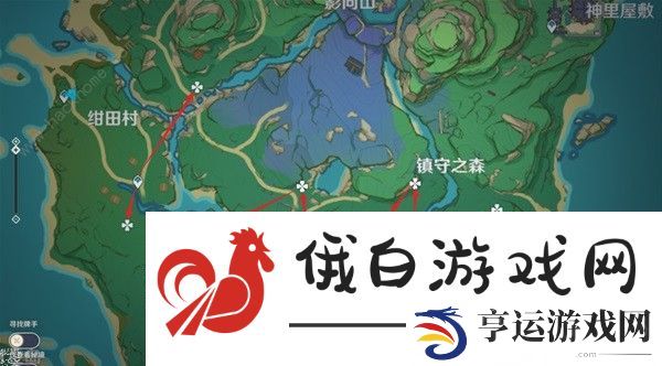 原神4.3绯樱绣球采集路线位置大全 最新绯樱绣球收集图一览图片7