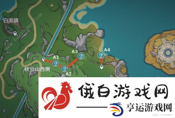 原神4.2地脉花点位位置大全 4.2地脉花点位收集路线图