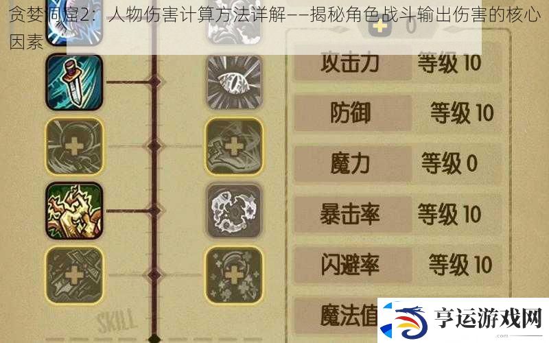 贪婪洞窟2：人物伤害计算方法详解——揭秘角色战斗输出伤害的核心因素