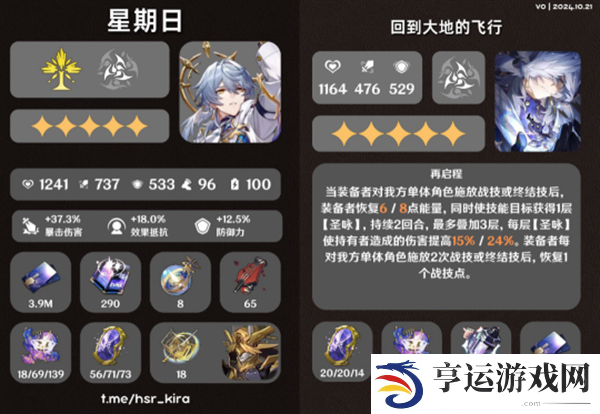 崩铁2.7版本忘归人材料 崩铁2.7版本星期日材料