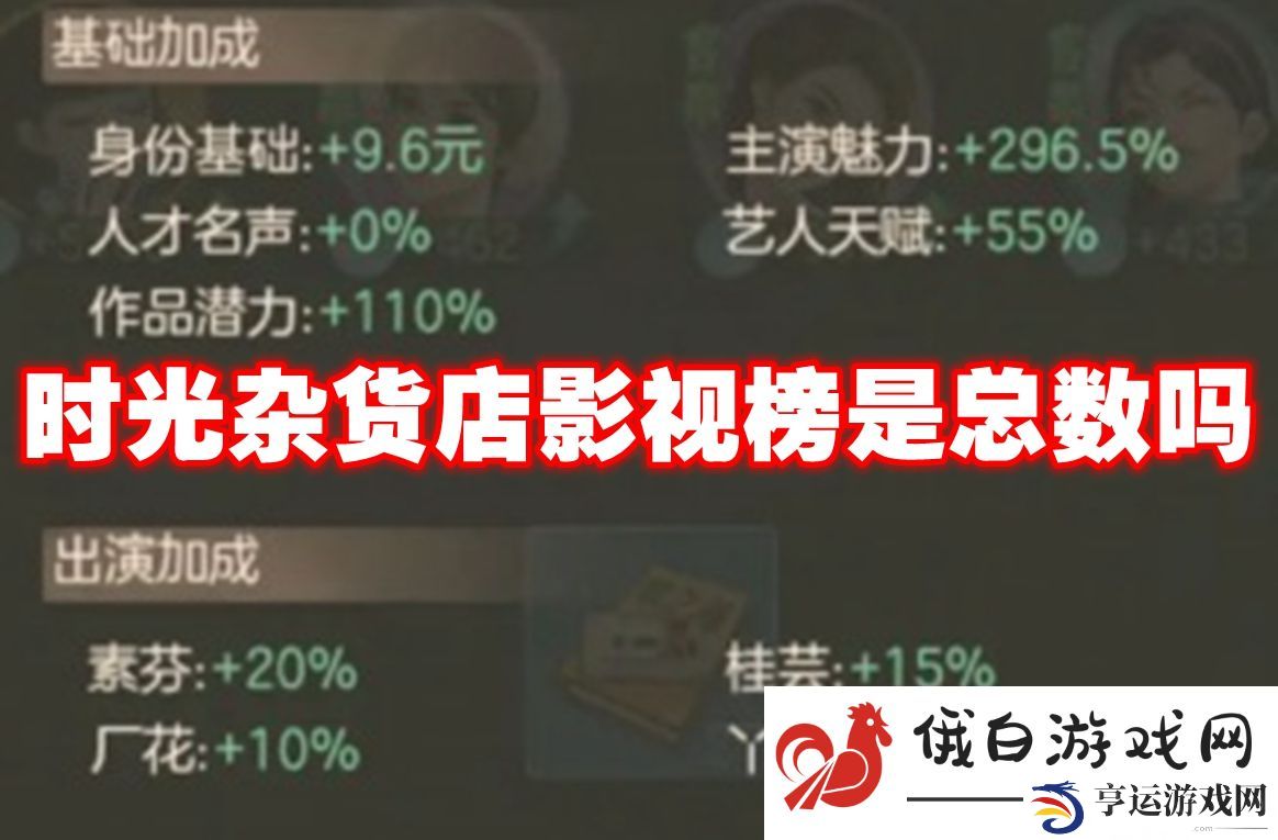 时光杂货店影视榜是总数吗：了解职业间的平衡