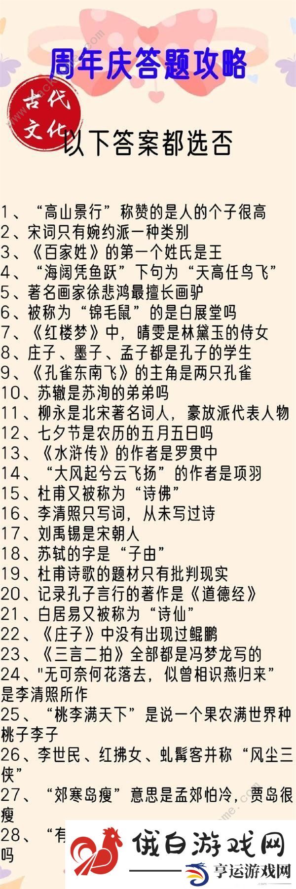盛世芳华紫禁谜集答题答案大全 二周年紫禁谜集答题题目总汇图片3