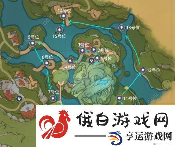 原神琉形蜃境攻略大全 琉形蜃境欢兴礼卷宝箱收集路线图图片6